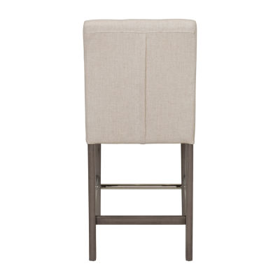 Leila Counter Height Upholstered Tufted Bar Stool