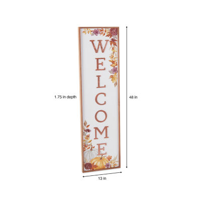 Linden Street 48" Welcome Porch Sign