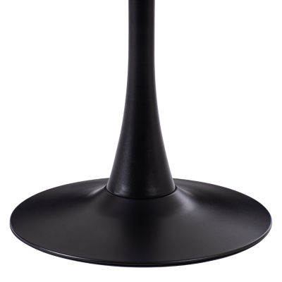 Ivo Round Wood-Top Dining Table