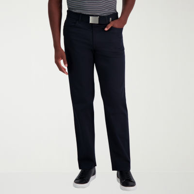 Haggar® Mens Iron Free 5 Pocket  Straight Fit Flat Front Pant