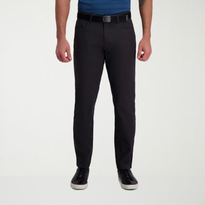 Haggar® Mens The Active Series City Flex 5 Pocket Slim Fit Flat Front Pant