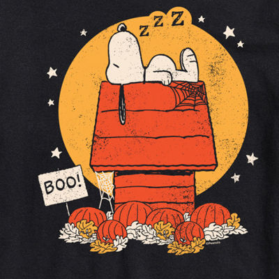 Mens Short Sleeve Peanuts Halloween Graphic T-Shirt