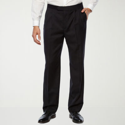 Stafford® Pleated Tuxedo Pants