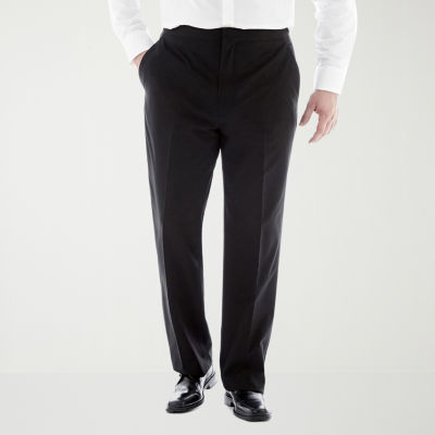 J. Ferrar Flat–Front Tuxedo Pants–Big & Tall