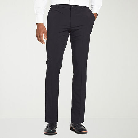 Van Heusen Flex 3 Slim Fit Dress Pant, 32 32, Black