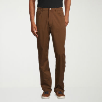 Stafford Mens Regular Fit Flat Front Pant