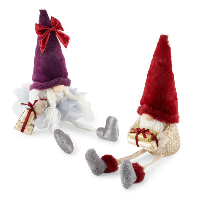 North Pole Trading Co. Small Gift Boy And Girl Gnome