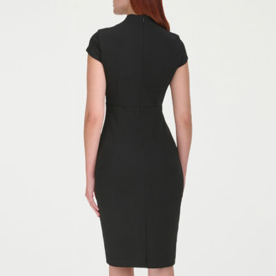 Marc New York Womens Short Sleeve Sheath Dress