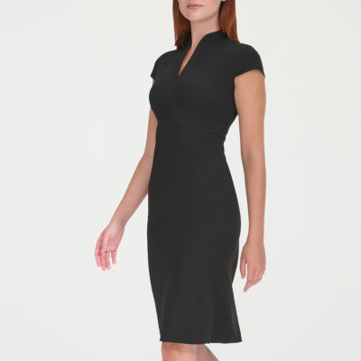 Marc New York Womens Short Sleeve Sheath Dress