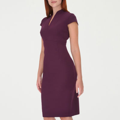 Marc New York Womens Short Sleeve Sheath Dress