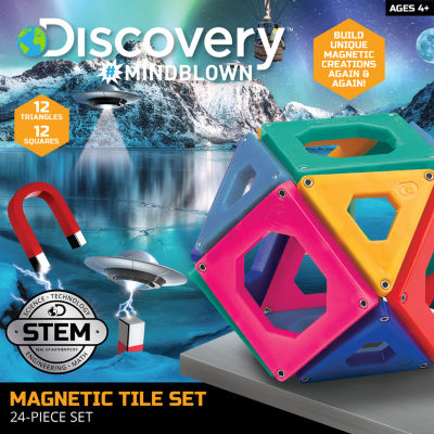 Discovery Mindblown Toy Magnetic Tiles Set