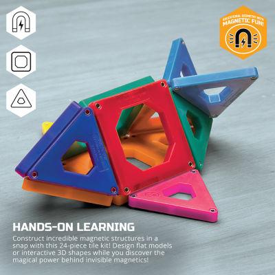 Discovery Mindblown Toy Magnetic Tiles Set