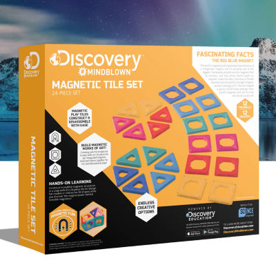 Discovery Mindblown Toy Magnetic Tiles Set