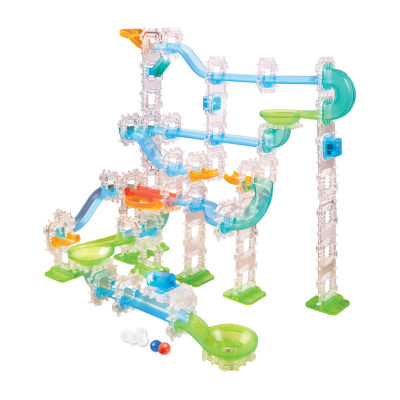 Discovery Mindblown Light-Up Marble Run Construction Set Toy