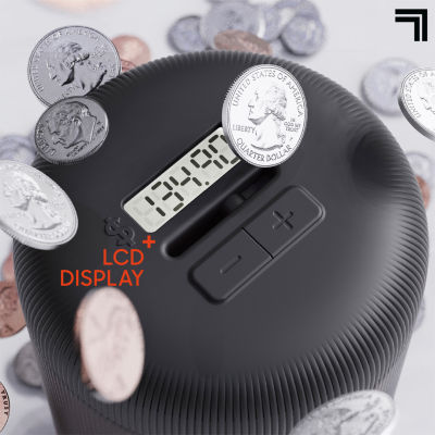 Sharper Image Digital Coin Counting Jar