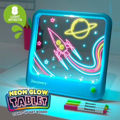 Discovery Kids Neon Light-Up Drawing Board