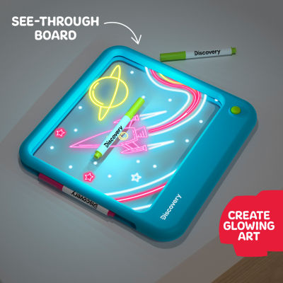 Discovery Kids Neon Light-Up Drawing Board