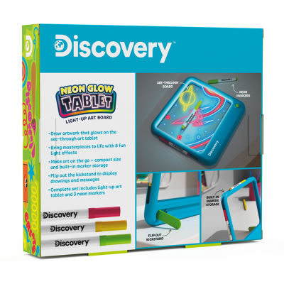 Discovery Kids Neon Light-Up Drawing Board