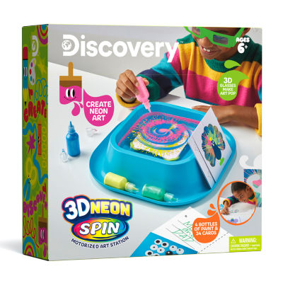 Discovery Kids 3D Neon Spin Motorized Art Station