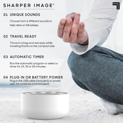 Sharper Image Sleep Therapy 4in. Sound Machine