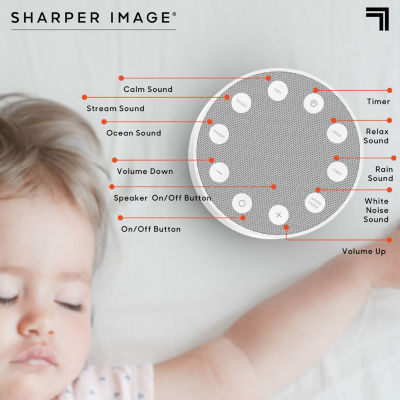 Sharper Image Sleep Therapy 4in. Sound Machine