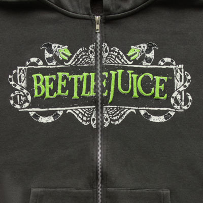 Juniors Beetlejuice The Movie Full Zip Womens Long Sleeve Zipper Hoodie