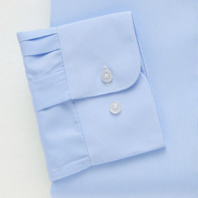 U.S. Polo Assn. Mens Slim Fit Stretch Fabric Long Sleeve Dress Shirt