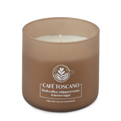 Distant Lands 14oz 3 Wick Café Toscano Scented Jar Candle