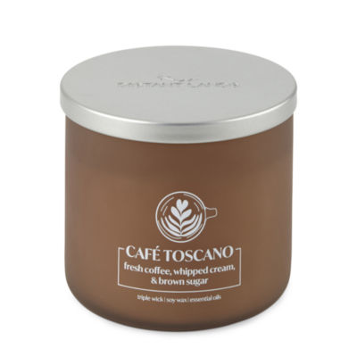 Distant Lands 14oz 3 Wick Café Toscano Scented Jar Candle