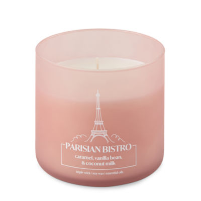 Distant Lands 14oz 3 Wick Parisian Bistro Scented Jar Candle