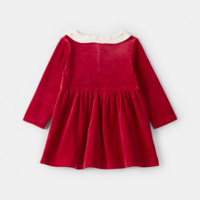 Carter's Baby Girls Long Sleeve Fitted A-Line Dress