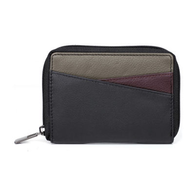 Karla Hanson Womens Rfid Blocking Zip Around Wallet