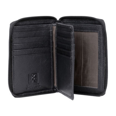 Karla Hanson Womens Rfid Blocking Zip Around Wallet