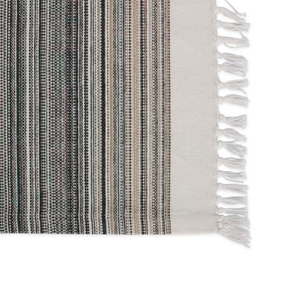 Design Imports Striped Fringed 6-pc. Placemats