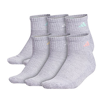 adidas 6 Pair Quarter Socks Womens - JCPenney