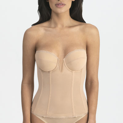 Dominique Vivienne V Wire Low Back Strapless Bra - 8990