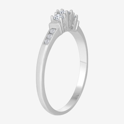 Love Lives Forever™ 1/4 CT.T.W. Natural Diamond 3-Stone Ring