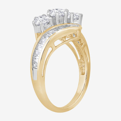 Love Lives Forever™ 1½ CT.T.W. Natural Diamond 10K Gold 3-Stone Ring