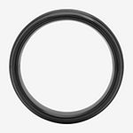 Men's 6mm Black Tungsten Carbide Ring