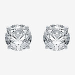 Classic Collection 1 CT. T.W. Genuine White Diamond 10K White Gold 5.2mm Stud Earrings