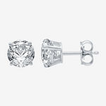Classic Collection 1 CT. T.W. Genuine White Diamond 10K White Gold 5.2mm Stud Earrings