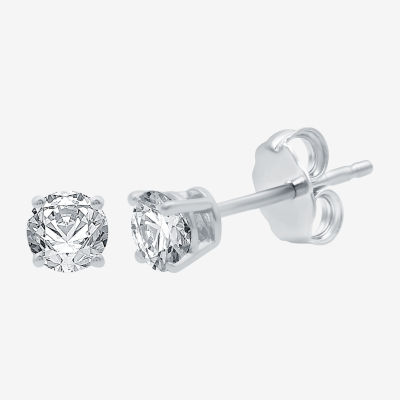 Ever Star 3/4 CT. T.W. Lab Grown White Diamond 10K White Gold 4.5mm Stud Earrings
