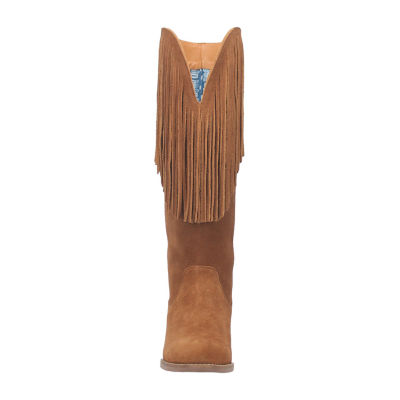 Dingo Womens Hassie Flat Heel Cowboy Boots