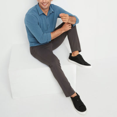 Stylus Chino Mens Slim Fit Flat Front Pant