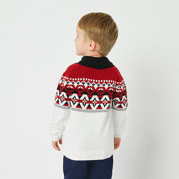 Okie Dokie Family Matching Toddler Boys Long Sleeve Pullover Sweater