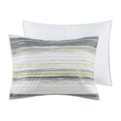 Madison Park Anchorage 6-Pc Printed Quilt Set With Throw Pillows