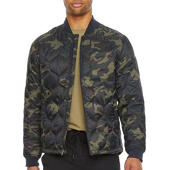 Mutual Weave Mens Big and Tall Heavyweight Quilted Bomber Jacket