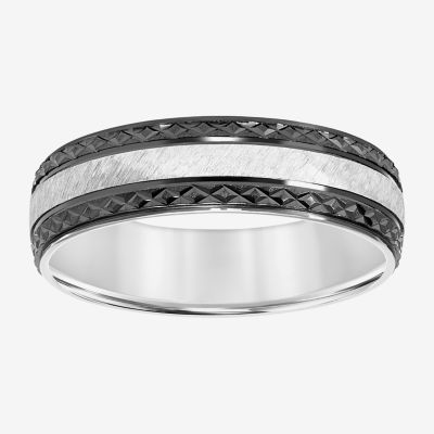 6MM Sterling Silver Wedding Band