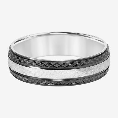 6MM Sterling Silver Wedding Band