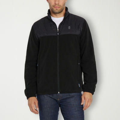 IZOD Mens Fleece Lightweight Jacket